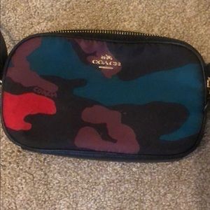 Coach camo crossbody